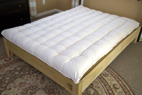 Premium wool mattress approx 7" thick for total comfort