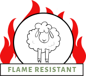 Wool is naturally flame resistant