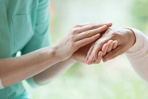 Woman in Hospice Care