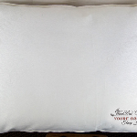 Comfort pillow 27x27 Euro size, filled to the firmness you prefer