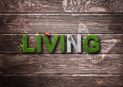 Green Living Sign